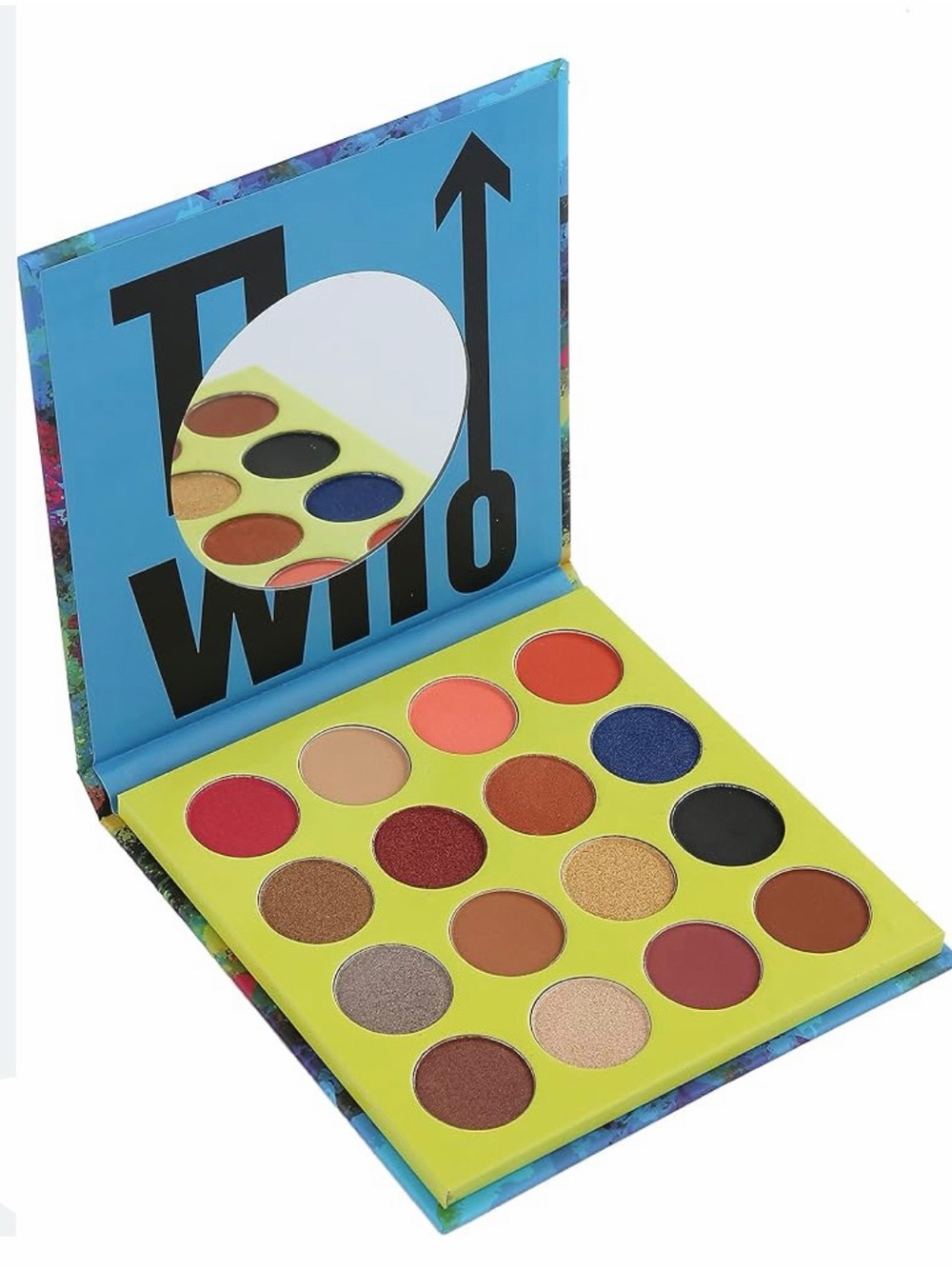 The Who Vibrant 16-Color Eyeshadow Palette - Multi Color NIB